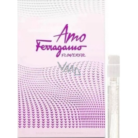 Salvatore Ferragamo Amo Ferragamo Flowerful toaletná voda pre ženy 1,5 ml s rozprašovačom, vialka