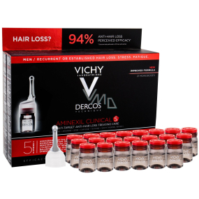 Vichy Dercos Aminexil Clinical 5 kúra proti vypadávaniu vlasov pre mužov 21 x 6 ml