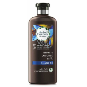 Herbal Essences Hydrate Coconut Milk Šampón s kokosovým mliekom, pre lesklé a hydratované vlasy, bez parabénov 400 ml