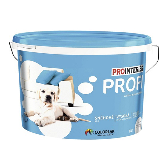 Colorlak PROINTERIÉR Profi V2099 maliarska farba Biela 5 kg + 3 kg