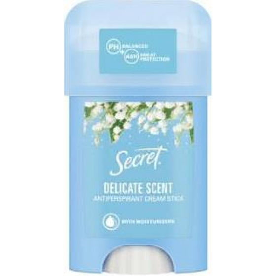 Secret Delicate krémový antiperspirant stick pre ženy 40 ml