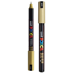 Posca Univerzálny akrylový popisovač 0,7 mm Gold PC-1MR