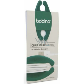 If Bobino Cord Wrap Medium držiak na kábel strednej Tmavo zelený 8 x 4 x 0,3 cm