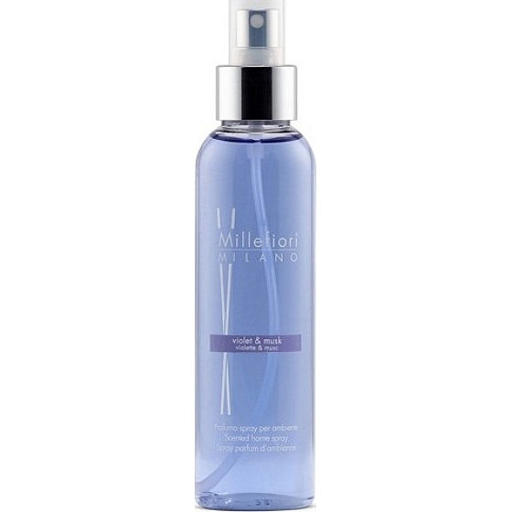 Millefiori Milano Natural Violet & Musk - Fialka a Pižmo Bytový sprej 150 ml