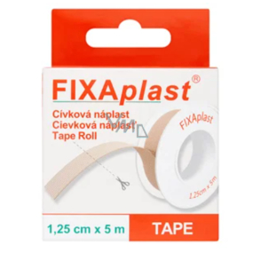 Fixaplast Cievková náplasť na upevnenie obväzového materiálu 1,25 cm x 5 m 1 kus