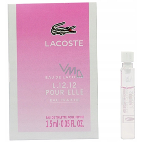 Lacoste Eau de Lacoste L.12.12 Pour Elle Eau Fraiche toaletná voda pre ženy 1,5 ml s rozprašovačom, fľaštička
