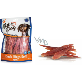 KidDog Kačacie plátky Mäkké kačacie plátky, mäkká mäsová pochúťka pre psy 250 g