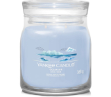 Yankee Candle Ocean Air - Vonná sviečka Ocean Air Signature medium glass 2 knôty 368 g