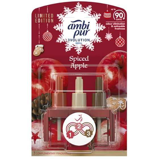 Ambi Pur 3 Volution Spiced Apple - Náplň do elektrického osviežovača vzduchu Spiced Apple 20 ml