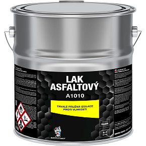 A1010 asfaltový lak izolačný náter, čierny, 9 kg