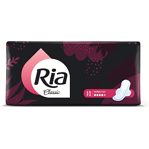 Ria Classic Normal Plus Deo dámske vložky, 10 ks Ria Classic Normal Plus Deo dámske vložky, 10 ks
