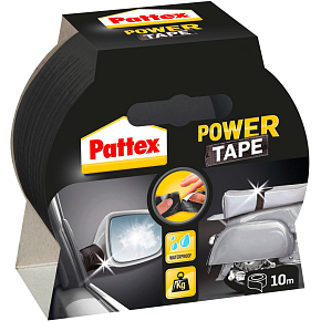 PATTEX Power tape čierna lepiaca páska, 50 mm × 10 m