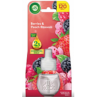 Air Wick elektrický osvěžovač náplň Lesné plody & Broskyňový kvet, 19 ml