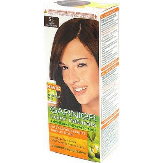Garnier Color Naturals farba na vlasy 5,3 svetlá hnedá zlatá