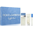Dolce & Gabbana Light Blue toaletná voda 50 ml + telové mlieko 50 ml + toaletná voda 7,4 ml, darčeková sada