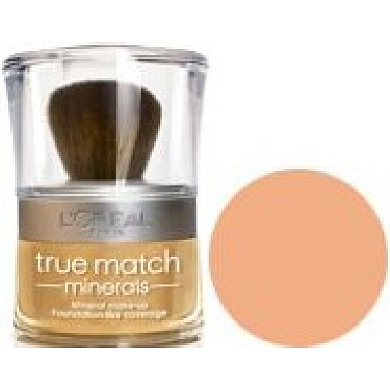 Loreal Paris True Match Minerals make-up púder W4 golden beige 10 g