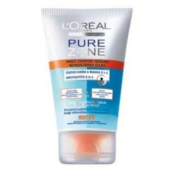 Loreal Paris Pure Zone 2v1 čistiaci krém a maska proti čiernym bodkám 100 ml
