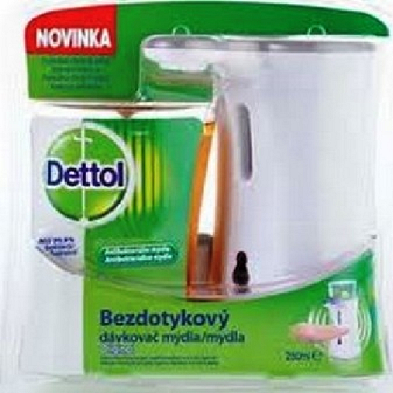Dettol Original bezdotykový dávkovač mydla, strojček + antibakteriálna náplň s mydlom