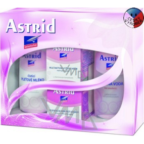 Astrid Intensive pleťové mlieko a voda + regeneračný krém + multiaktívny krém, kozmetická sada