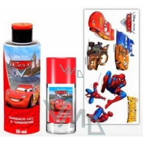 Disney Cars McQueen sprchový gél 200 ml + parfum 30 ml + samolepky detská kazeta