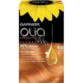 Garnier Olia farba na vlasy bez amoniaku 8.43 Intenzívne svetlá zlatá medená