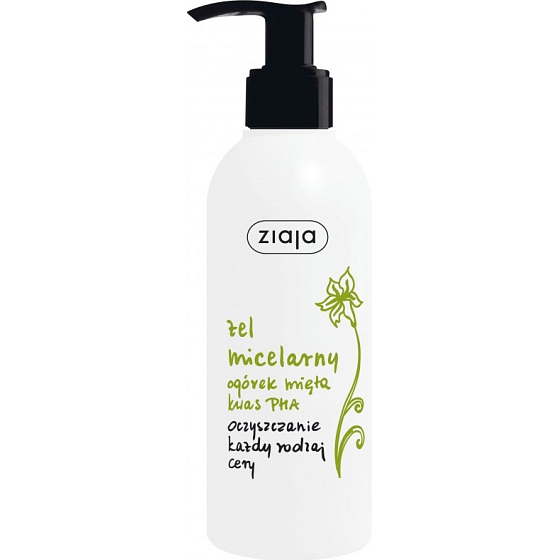 Ziaja Uhorka mäta micelárny gél 200 ml