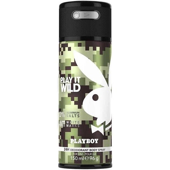 Playboy Play It Wild for Him SkinTouch dezodorant sprej pre mužov 150 ml