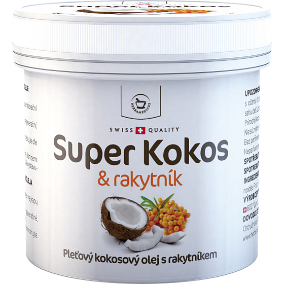 Herbamedicus Super Kokos s rakytníkom pleťový olej 150 ml