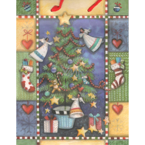 Albi Darčeková papierová taška 23 x 18 x 10 cm Vianočný TM4 97733