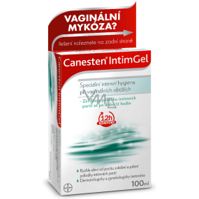 Canesten IntimGel špeciálny intímna hygiena pri vaginálnych ťažkostiach 100 ml