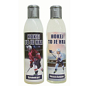 Bohemia Gifts Pre hokejistu Olivový olej sprchový gél 200 ml + šampón na vlasy 200 ml kniha kozmetická sada