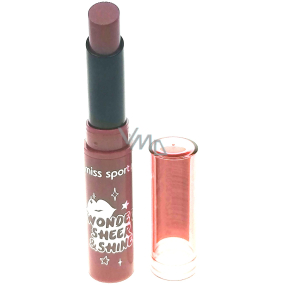 Miss Sporty Wonder Sheer & Shine Lipstick rúž 110 Rosewood Wash 1 g
