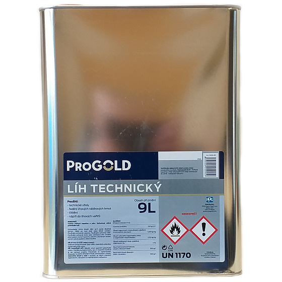 Progold Lieh technický do liehových varičov, pre technické účely 9 l poškodený obal