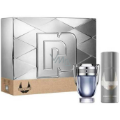 Paco Rabanne Invictus toaletná voda 100 ml + dezodorant v spreji 150 ml, darčeková sada pre mužov