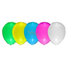Balónik LED svietiaci mix farieb 30 cm 5 kusov