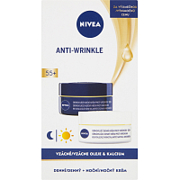 Nivea Revitalizing 55+ denný a nočný krém proti vráskam, 2 × 50 ml