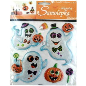Nálepky Halloween duchovia 23 x 18 cm