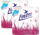 Linteo Classic toaletný papier ružový 2 vrstvový, 150 útržkov, 15 m, 4 kusy