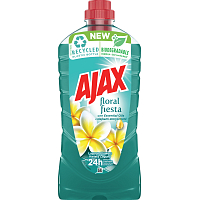 Ajax na podlahy a povrchy Floral Fiesta Lagoon Flowers univerzálny čistiaci prostriedok, kvety, 1 l
