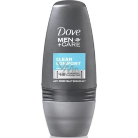 Dove Men + Care Clean Comfort guličkový antiperspirant dezodorant roll-on pre mužov 50 ml