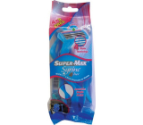 Super-Max Syrine 4-čepeľový holiaci strojček pre ženy 6 kusov