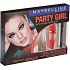 Maybelline Party Girl riasenka 10,4 ml + lak na nechty 7,5 ml + ceruzka na oči 2 g, kozmetická sada
