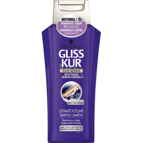 Gliss Kur Ultimate Volume Regenerácia a objem šampón na vlasy 250 ml