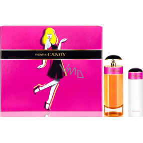 Prada Candy parfumovaná voda pre ženy 50 ml + telové mlieko 75 ml, darčeková sada