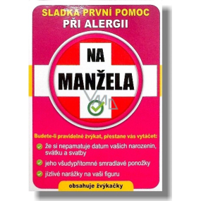 Nekupto Sladká prvá pomoc, Ovocné žuvačky pri alergii Na Manžela 10 kusov