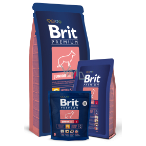 Brit Premium Junior L pre šteňatá veľkých plemien od 4 - 24 mesiacov, 25 - 45 kg - 3 kg Kompletné krmivo