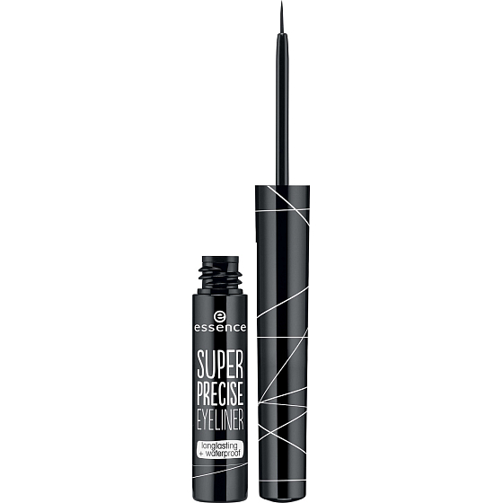 Essence Super Precise Eyeliner očné linky Black 3 ml
