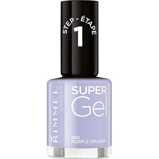 Rimmel London Super Gél lak na nechty 082 Purple Splash 12 ml
