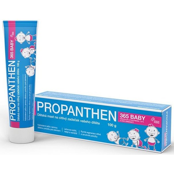 Omega Pharma Propanthen 365 Baby Regeneruje chráni pred dráždivými vplyvmi pre detí i dospelých 30 g