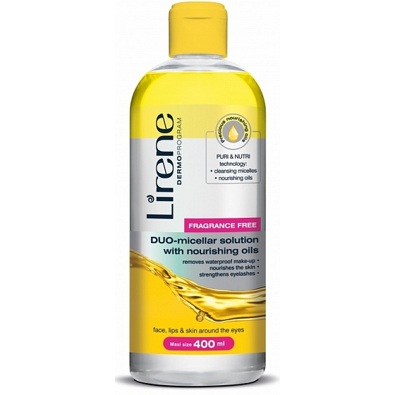 Lirene Duo Micelárna voda s vyživujúcim olejom 400 ml